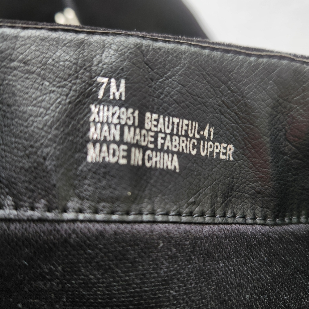 Cape Robbin Thigh High Tall Rhinestone Sparkly Velvet Boots Sexy Clubwear 7M - Picture 11 of 11